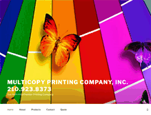 Tablet Screenshot of multicopyprinting.com